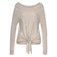 LASCANA Strickpullover Damen beige-meliert Gr.36/38