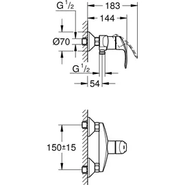 Grohe Eurosmart Einhandmischer (33555002)