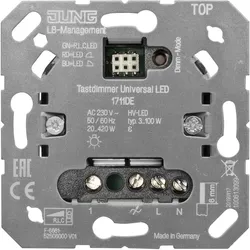 LED-Universal-Tastdimmer, 20-420W, HV-LED 3-100W, Phasenan- und abschnitt