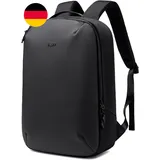Business Laptop Rucksack Herren Damen Schwarzer Reise Rucksack, Wasserdichter Ru