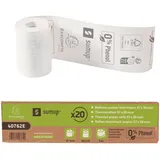 Exacompta SumUp 40762E 20er Pack Thermorollen für SumUp 3G+ und SumUp Solo Geräte, 1-lagig, Breite: 57mm, Länge 9m, ohne Kern, Kernlose Kassenrolle 55g/m2 Bonrolle für SumUp Drucker extra-weiß