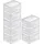 Proregal SuperSparSet 8x Transparenter Eurobehälter LightLine mit offenem Griff | HxBxT 22x30x40cm | 24 Liter | Eurobox, Transportbox, Transportbehälter, ...
