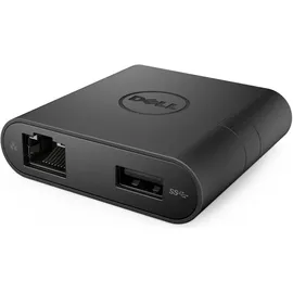 Dell DA200 Externer Videoadapter (USB-C, 1 Port), Dockingstation + USB Hub, Schwarz