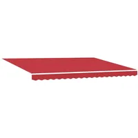 VidaXL Ersatzstoff für Markisen für Rahmen 4,5x3,5 m Rot