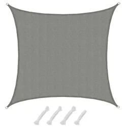 AMANKA UV Sonnensegel Wasserdurchlässig 5x5 - Viereckig - Sonnenschutz Garten Terrasse
