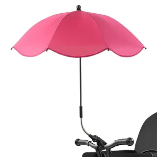 Sonnenschirm Für Stuhl Mit Verstellbarer Klemme UPF 50+ Tragbarer UV-Schutz-Kinderwagen-Sonnenschirm Für Terrassenstühle Strandstühle Rollstühle Und Golfwagen
