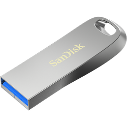 SanDisk Ultra Luxe (32 GB, USB A), USB Stick, Silber