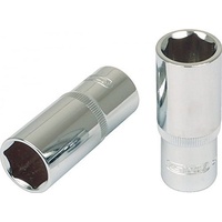 KS Tools 3/8" CHROMEplus Sechskant-Stecknuss, lang, 17mm