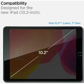 SPIGEN Glas.tR Slim für iPad 10,2" (2019/2020/2021) Transparent