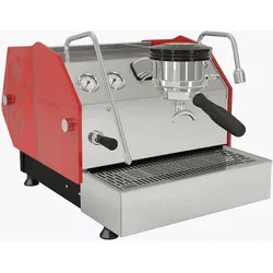La Marzocco GS3 Auto-Volumetrisch mit Glasseiten, Rot