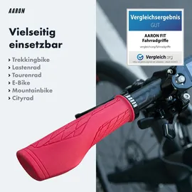 Aaron Fahrradgriffe Ergonomisch Rot