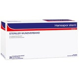 Beiersdorf AG KFZ-Verbandtasche Hansapor steril, steriler Wundverband - 10 x 20 cm 25 Stück, Packung