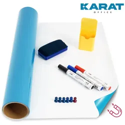 Karat office Tafelfolie   Magnetisch & selbstklebend   Inkl. Zubehör