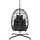 Home Deluxe Hängesessel Loma Schwarz