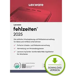 Lexware fehlzeiten 2025 1 Jahr - [PC]
