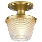 Elstead Lighting Dublin 1 E27 Lackiertes Naturmessing IP44