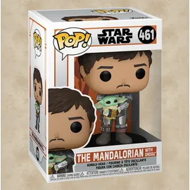 Funko Pop! Star Wars Mandalorian Mando Holding Child Vinyl Figur