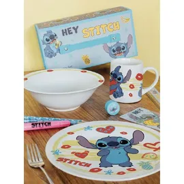Disney Lilo und Stitch Aloha Porzellan-Essgeschirr im Geschenkkarton