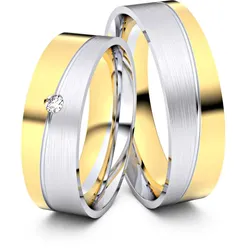 Trauringe Bremen 585er Gelb-/Weiflgold - 3877