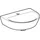 Geberit Renova Handwaschbecken 45 x 36 cm (500494011)