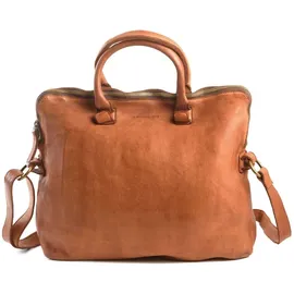 Harold's Submarine Handtasche Leder 38 cm Laptopfach braun
