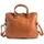 Harold's Submarine Handtasche Leder 38 cm Laptopfach braun