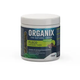OASE ORGANIX Pleco Veggie Tabs 250 ml - Grünfutter für vollwertige vegetarische Versorgung von Fischen in der unteren Schwimmzone, Aquarienfutter für Pflanzenfresser