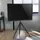 pro.tec Valle TV-Ständer 137 x 85,5 x 46,5 cm Schwarz Aluminium/Metall/Stahl
