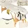 Tectake tectake® 2 Zonen Massageliege Breite 61 cm, Polsterung 5 cm, mit Holzgestell, 210 x 95 x 84 cm