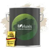 Veluxis Wandfarbe Veluxis® Edle Wandfarbe, für den Innenraum - Deckkraft-Klasse 1, Streifenfrei & tropfarm beige 5 l