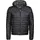 Tee Jays 9610 | Herren Hooded Aspen Crossover Jacket / Winddicht - Farbe: Black/Black Melange - Größe: M - Schwarz - M