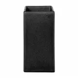 Asa Selection Vase H 21 cm QUADRO, Schwarz - Keramik