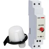 Vemer VJ62300000 CR1DIN - Dämmerungsschalter mit externer Sonde, DIN-Schienenmontage, Weiß