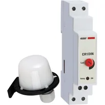 Vemer VJ62300000 CR1DIN - Dämmerungsschalter mit externer Sonde, DIN-Schienenmontage, Weiß