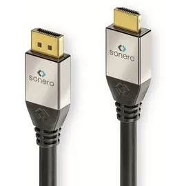 Sonero DisplayPort auf HDMI Kabel 3,0 m Schwarz