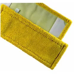 Mopptex Mikrofasermopp PREMIUM gelb, Wischmopp für die Industrie und im Hygienebereich, 1 Stück, Breite: 40
