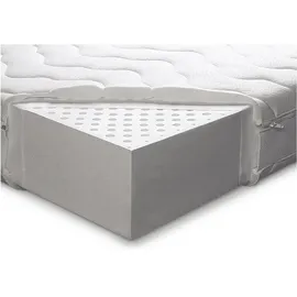 letti moderni Topper Lux Latex 140 x 200 cm Weiß