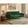 vente-unique Schlafcouch Polyester 3-Sitzer Tannengrün