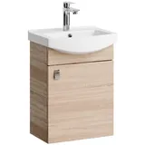 Planetmöbel Waschtischunterschrank 45 x 0 x 0 cm Braun