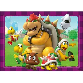 Ravensburger Kinderpuzzle 4x100 Teile - Nintendo Super Mario - Zeit für Mario!