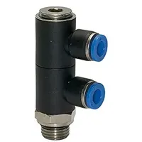 Riegler L-Mehrfachverteiler »Blaue Serie«, 2-fach drehbar, G 3/8 a.