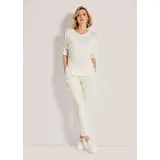 Madeleine V-Shirt mit Strass-Akzenten in wollweiß / silber | Gr.: 42