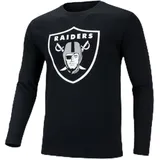 Fanatics Shirt Las Vegas Oakland Raiders Longsleeve in Schwarz | Gr.: S
