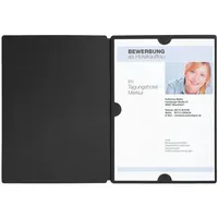 Pagna Bewerbungsmappe Spirit A4 Schwarz 3 St.