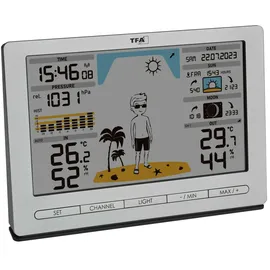 TFA Dostmann METEO JACK Wetterstation silber