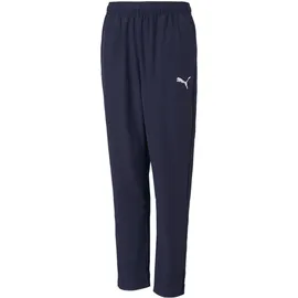 Puma teamRISE Sideline Pants Jr Jogginghose Blau/Weiß 176