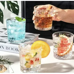 6 Trinkgläser Set 235ml 6 Gläser Glas Wasser Limonade