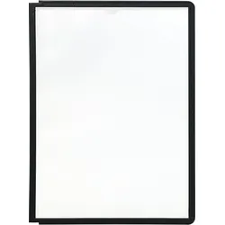Durable SHERPA - Anzeige - für A4 - Schwarzer Rahmen (Packung mit 5)
