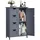 VASAGLE Badschrank 30 x 81 x 30 cm Grau