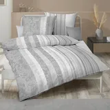 KAEPPEL Bettwäsche Firenze 155 x 220 cm Jersey Silber
